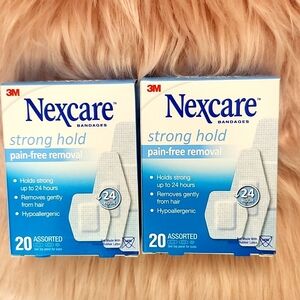 Brand NEW NEXCARE STRONG HOLD PAIN-FREE REMOVAL BANDAGES-2CT